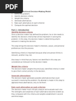 Download The Six-Step Rational Decision-Making Model by namsouth SN906096 doc pdf
