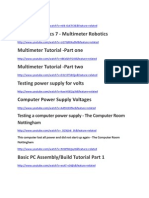 Basic Electronics 7 - Multimeter Robotics: Testing A Computer Power Supply - The Computer Room Nottingham