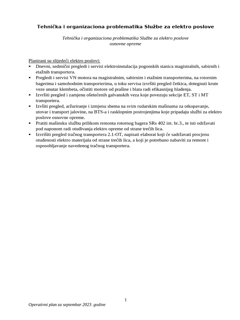 Plan Rada Juni-2025 | PDF