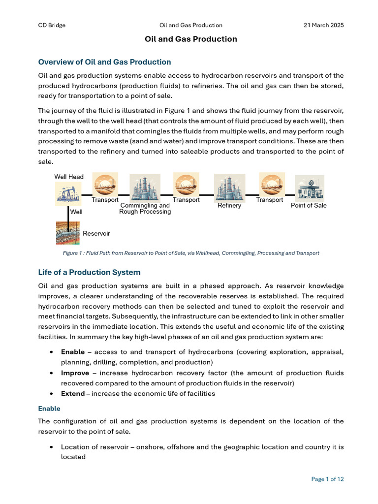 Oil and Gas Production | PDF | Petroleum Reservoir | Enhanced Oil Recovery