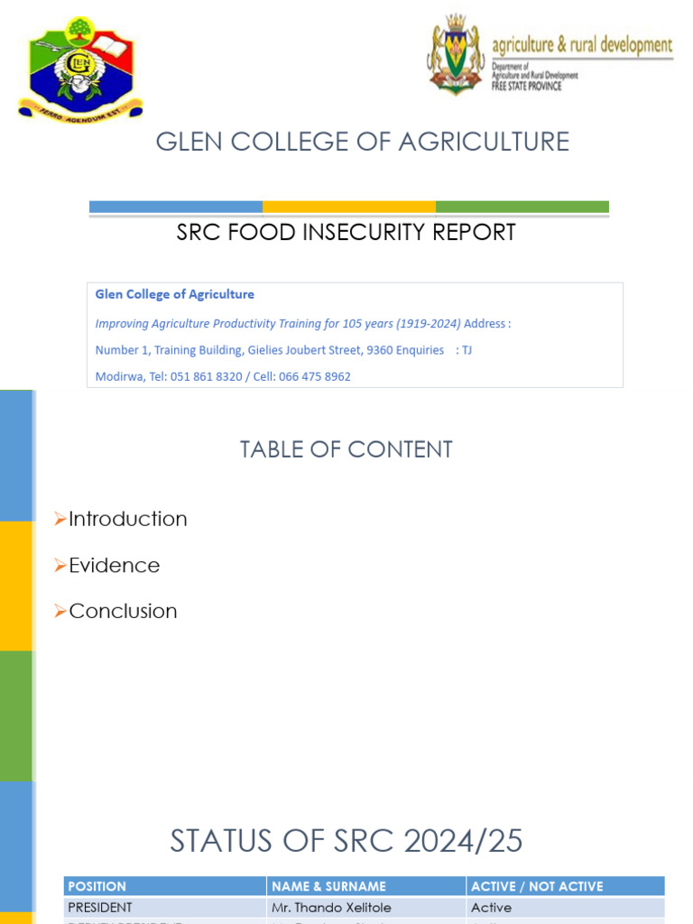 SRC Food Insecurity Report 2024 | PDF