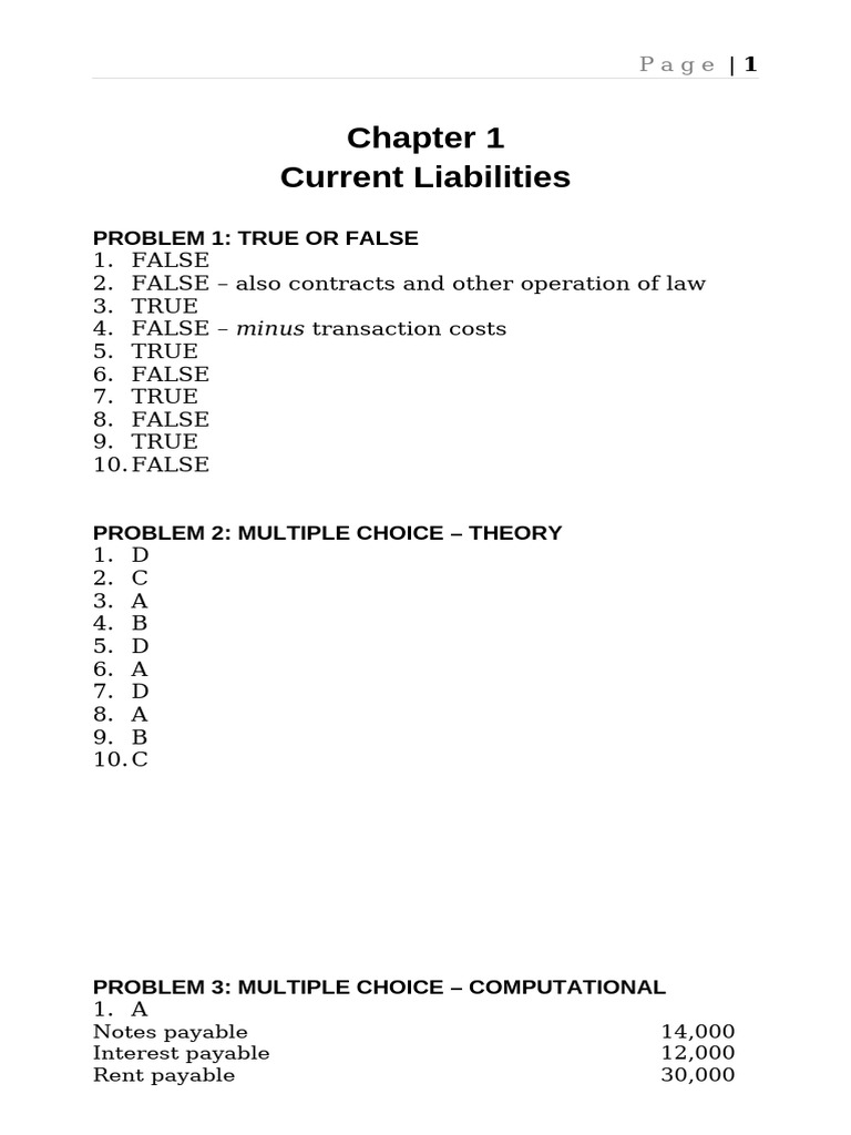 Current Liabilities Analysis and Problems | PDF | Bonds (Finance) | Taxes