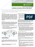 Lower or Raise Vehicle Ride Height Requirements