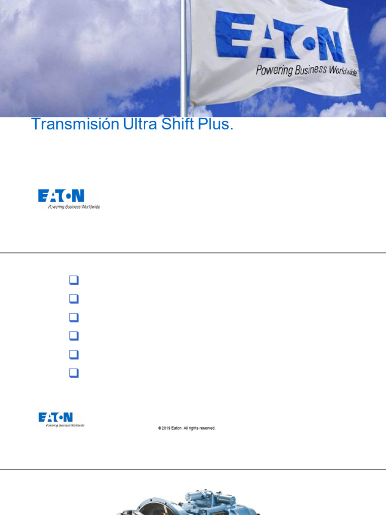 Transmisión UltraShift Plus de Eaton | PDF | Sistema de freno ...