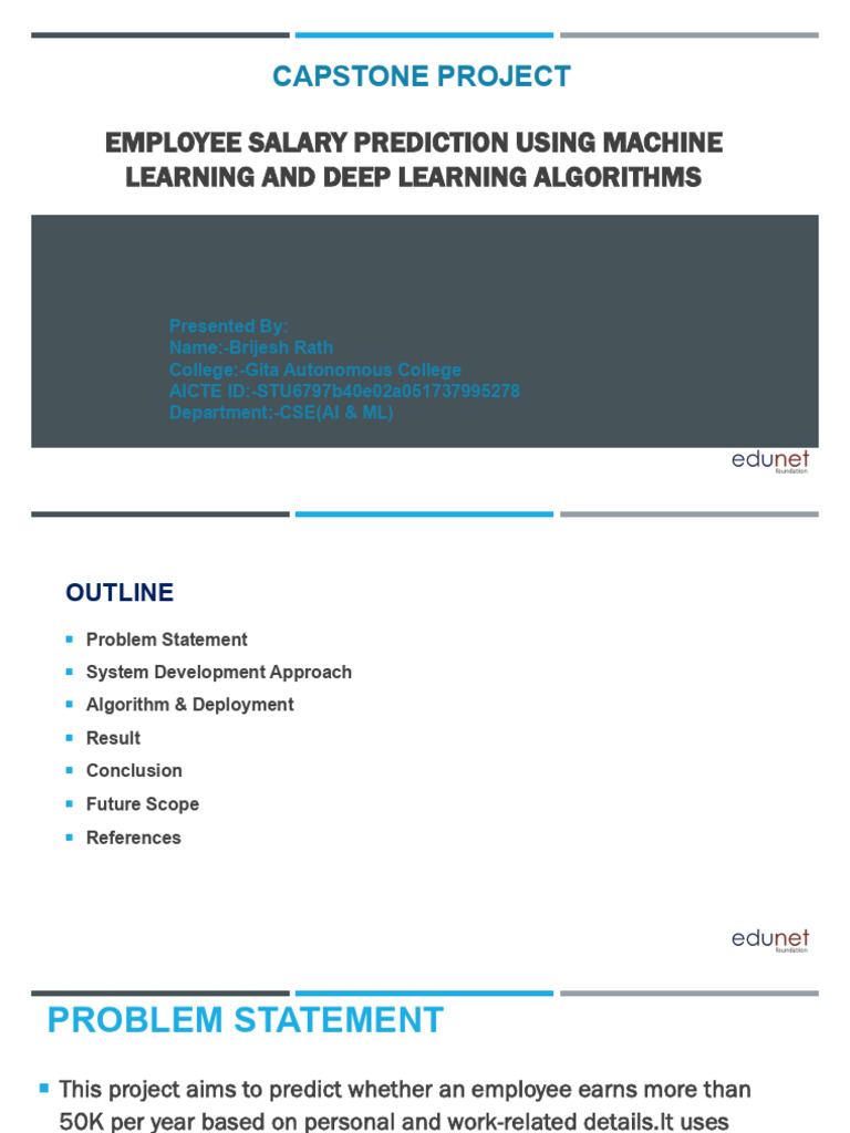 Employee Salary Prediction Model | PDF | Machine Learning | Accuracy ...