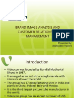 Brand Image Analysis and Customer Relationship Management: Presented By: Azahruddin Hashmi