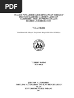 Download Analisis Pengaruh Faktor Lingkungan Terhadap Prestasi Akademik Mahasiswa Jurusan by alfathurrahman592 SN90612264 doc pdf