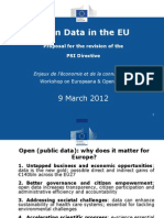 Open Data - Richard SWETENHAM - Commission Européenne