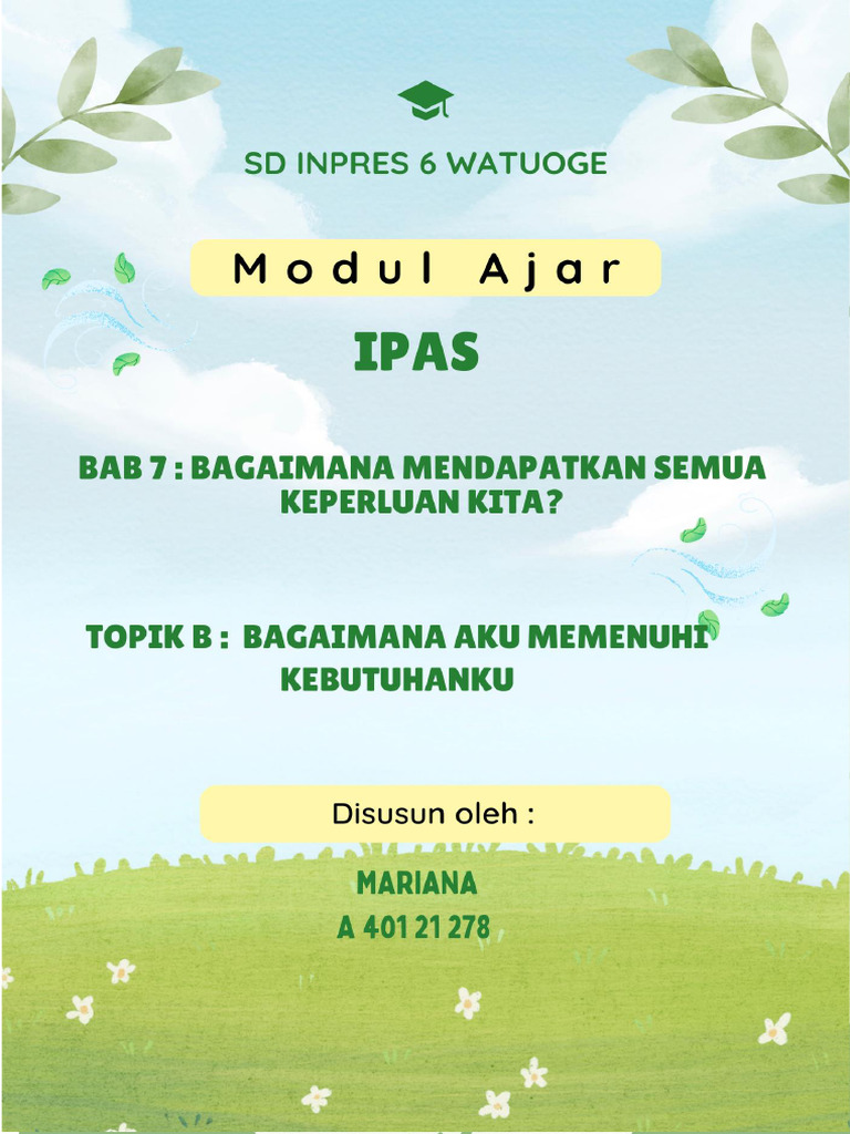 Modul Ajar IPAS Kelas IV 2024/2025 | PDF