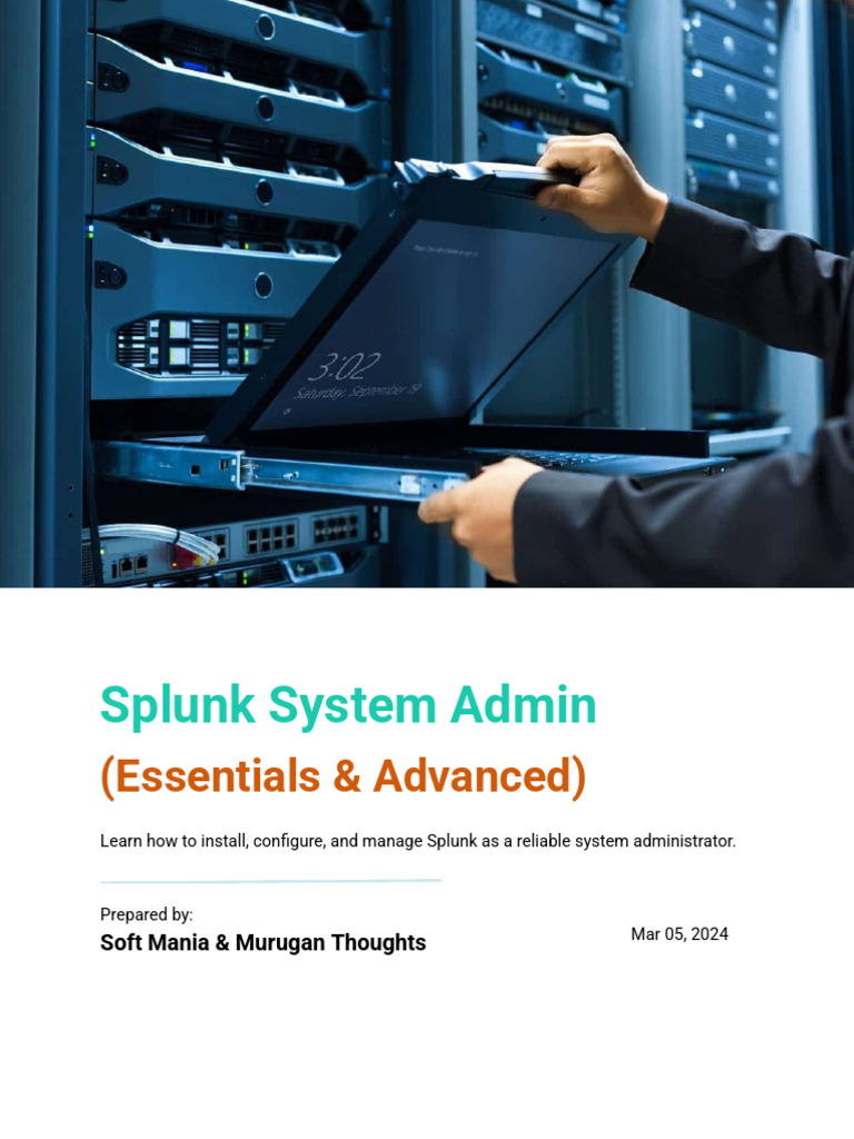 Splunk System Admin Guide: Setup & Management | PDF | Command Line ...