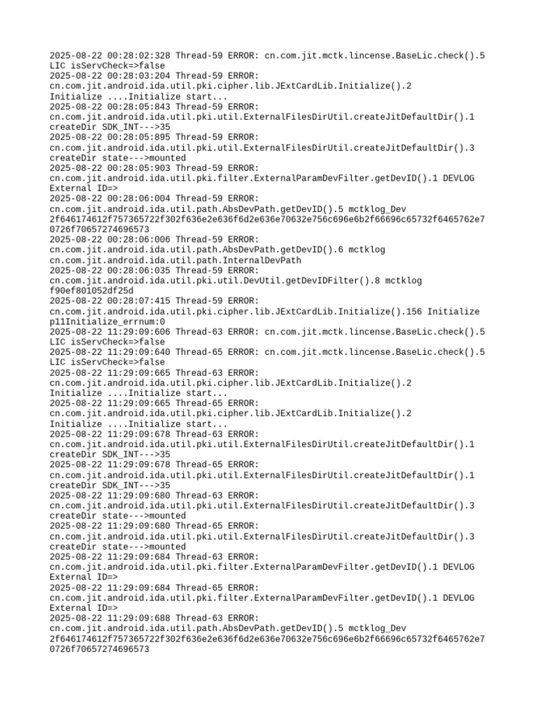 Android PKI Initialization Errors | PDF