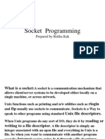 Socket Programming: Prepared by Rekha Kak