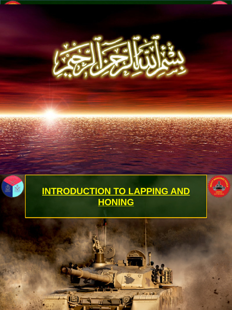 Lapping and Honing Processes Explained | PDF | Abrasive | Metalworking