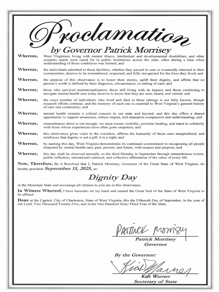 Dignity Day Proclamation | PDF