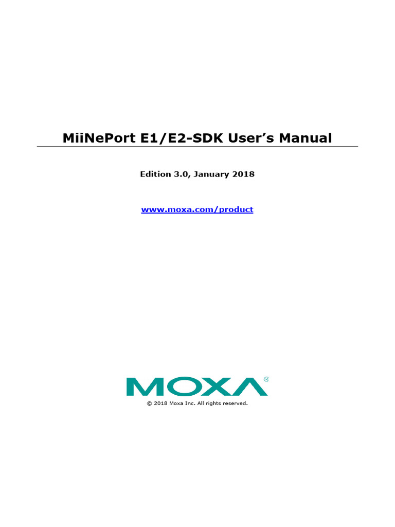 MiiNePort E1/E2-SDK User Manual | PDF | Command Line Interface ...
