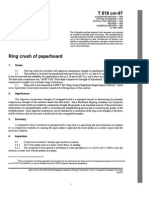 T 818 Om-97 Ring Crush of Paperboard