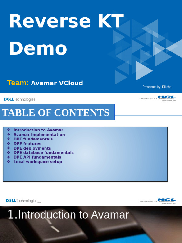 Understanding Reverse KT in Avamar | PDF | Backup | Virtual Machine