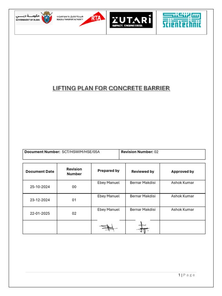 Lifting Plan for Construction Operations | PDF | Crane (Machine) | Safety