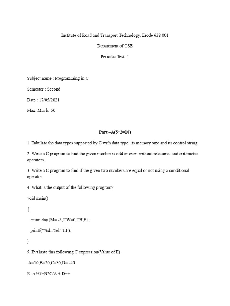 Test 1 | PDF