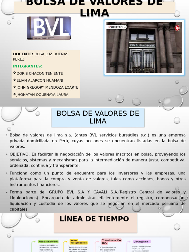 Bolsa de Valores de Lima: Guía Completa | PDF | Bolsa | Compartir ...