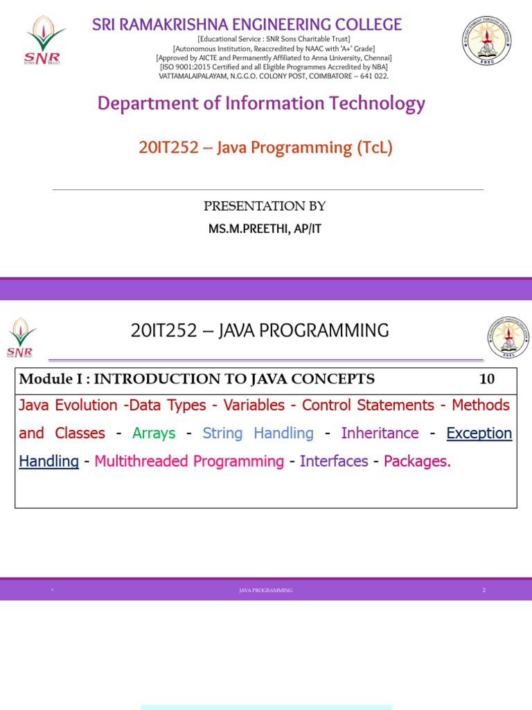 Java Exception Handling Overview | PDF | Computer Program | Programming