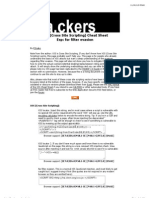 XSS (Cross Site Scripting) Cheat Sheet