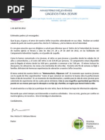 Carta-Invitación a Pastores. Leo.