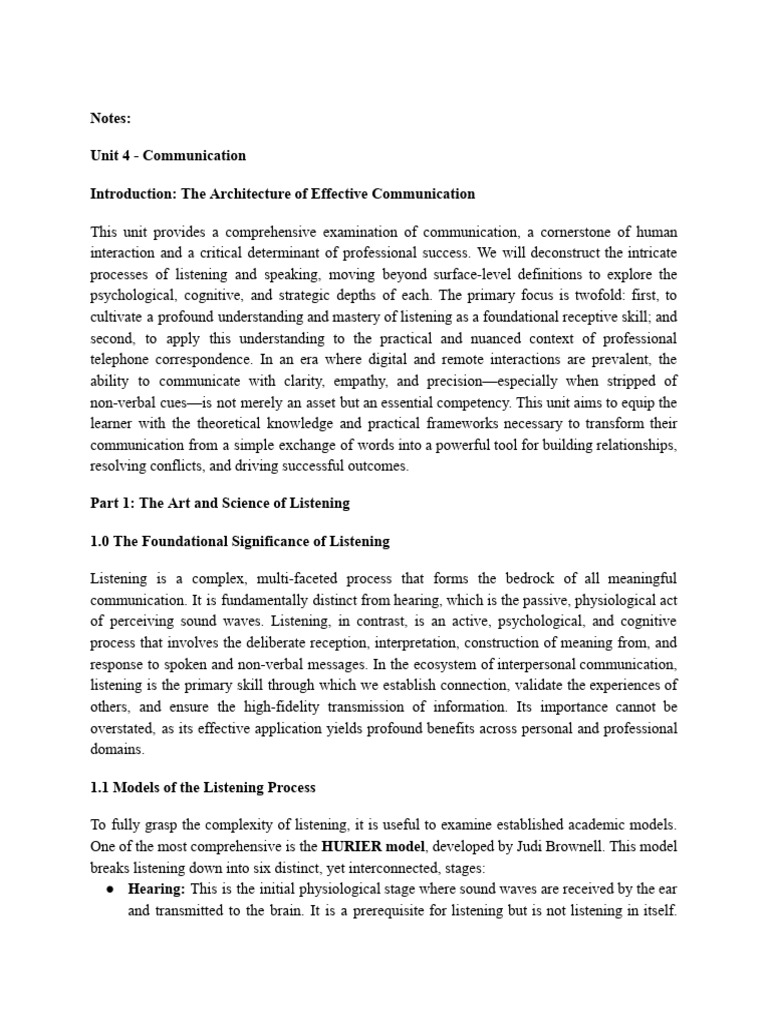 HURIER Model: Storing and Recalling Info | PDF | Communication ...