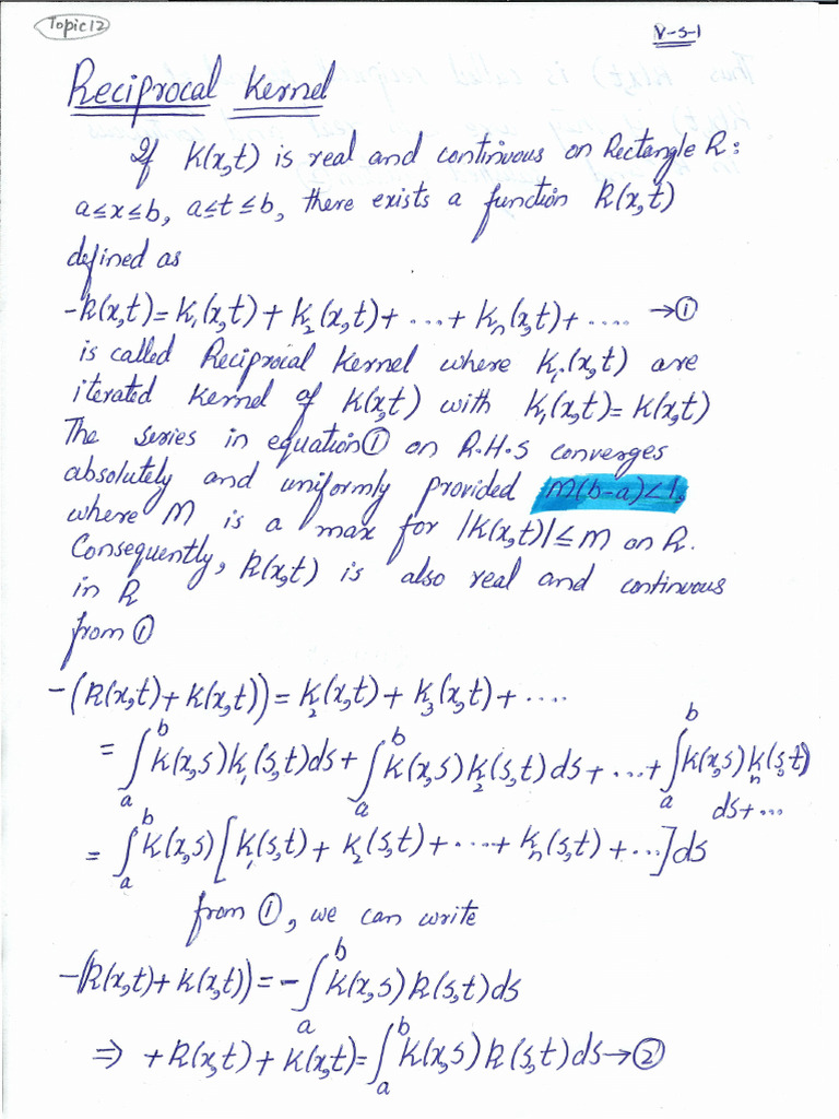 Volterra Solution of Fredholm Integral Equations | PDF | Equations ...