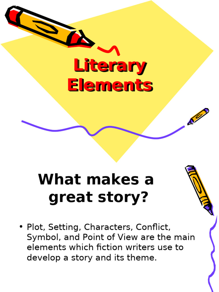 Key Literary Elements in Storytelling | PDF | Plot (Narrative) | Narration