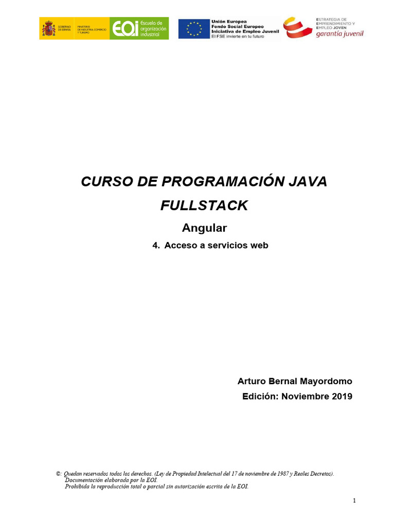 Acceso a Servicios Web en Angular | PDF | Redes | Internet y web