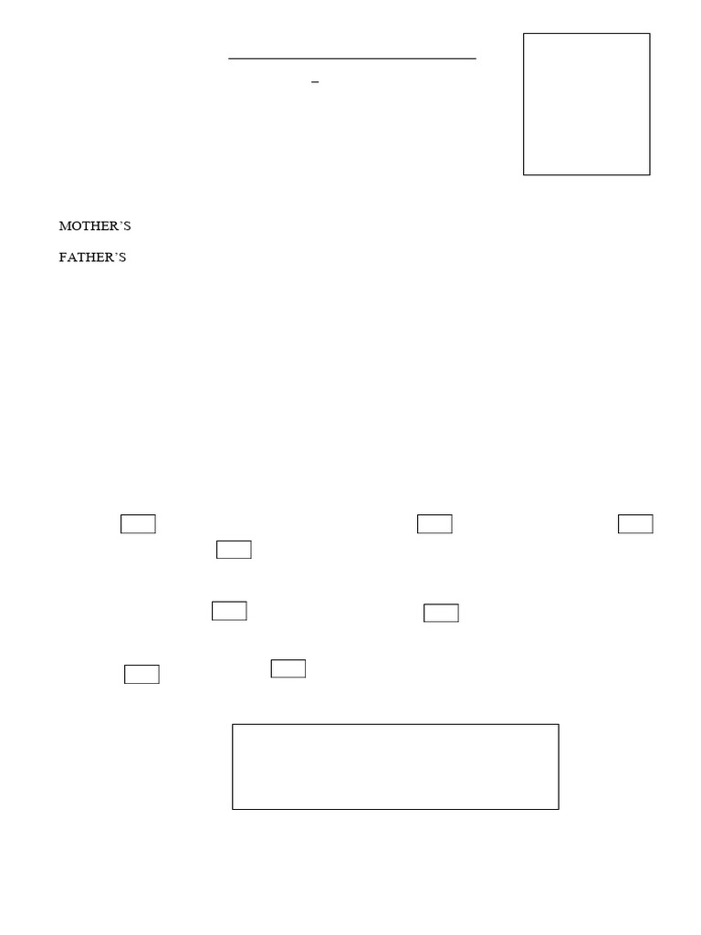 ICSE Class IX Registration Form 2027 | PDF