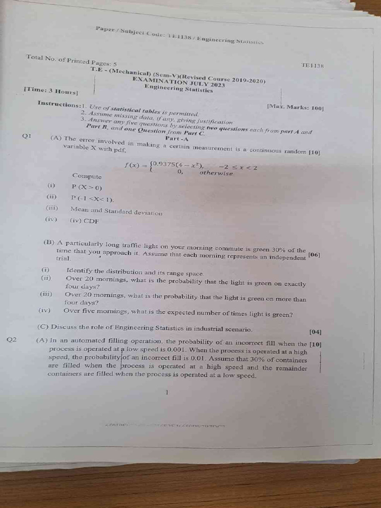 SEM 5 PYQs | PDF