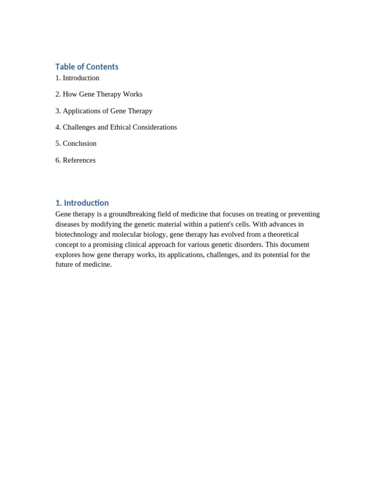 Gene Therapy Page 1 | PDF