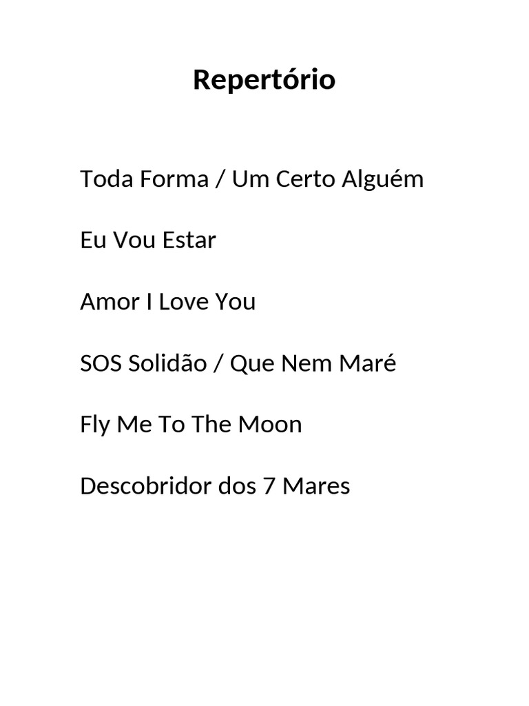 Repert Ó Rio | PDF