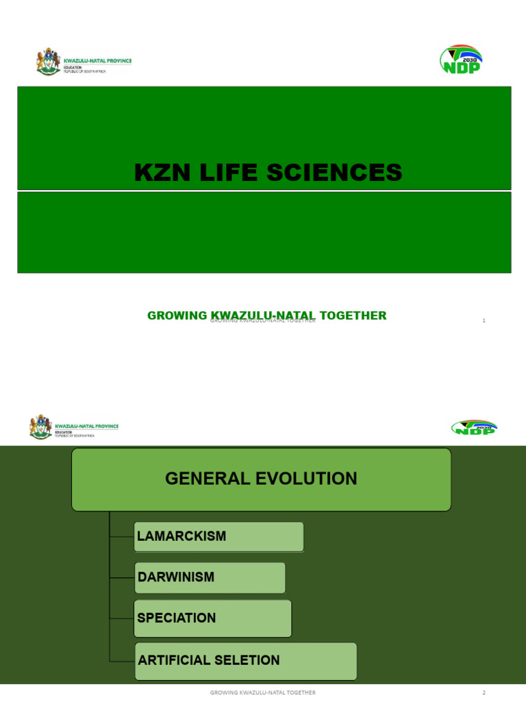 General Evolution Slides | PDF | Natural Selection | Evolution