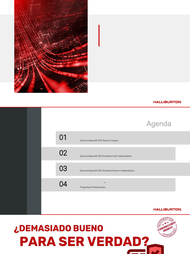 Optimización Sísmica con DecisionSpace® 365 | PDF | Wavelet | Geología