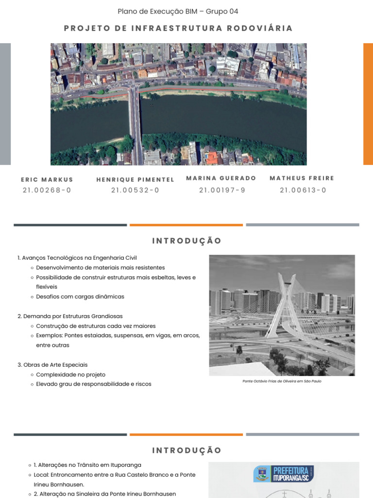 Plano de Execução BIM para Ponte | PDF | BIM | Ponte