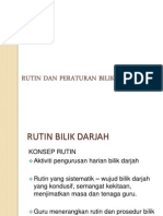 Rutin dan Peraturan Bilik Darjah