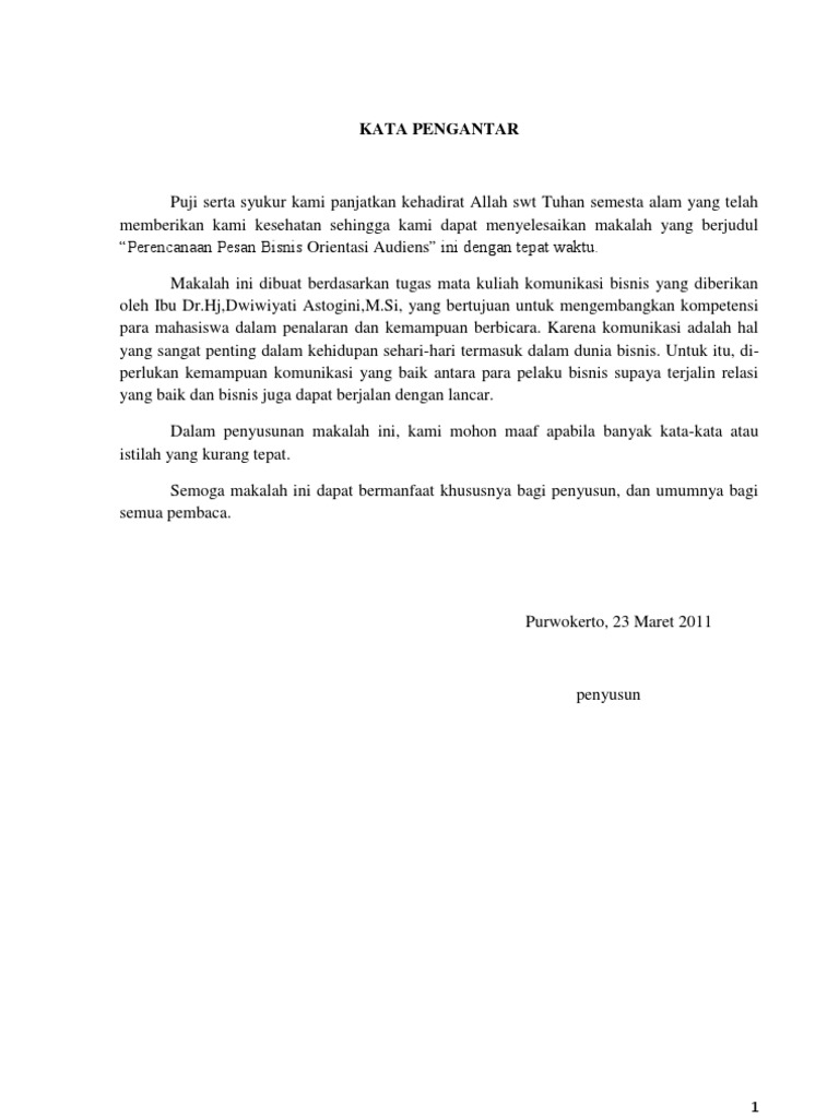 Makalah Komunikasi Bisnis