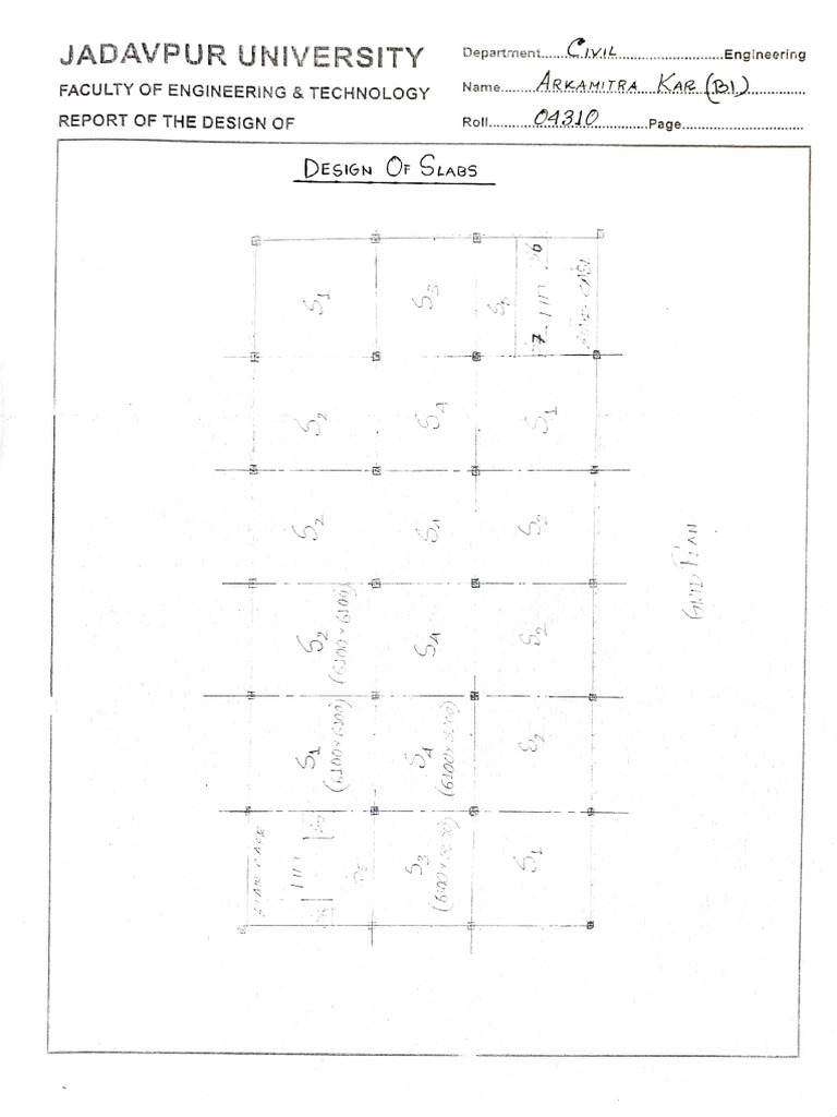 2-Way Slab Detailed Design | PDF