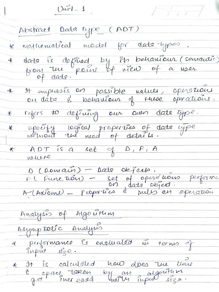 Analysis of Data Properties and Algorithms | PDF | Notation ...