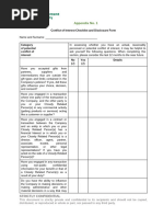 Conflict of Interest Declaration Form | PDF