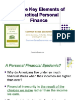 Twelve Key Elements of Practical Personal Finance