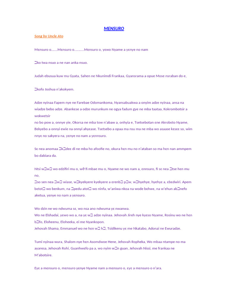 MENSURO | PDF