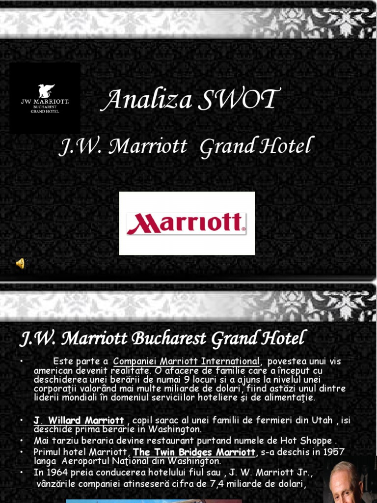 Analiza SWOT - Marriott | PDF