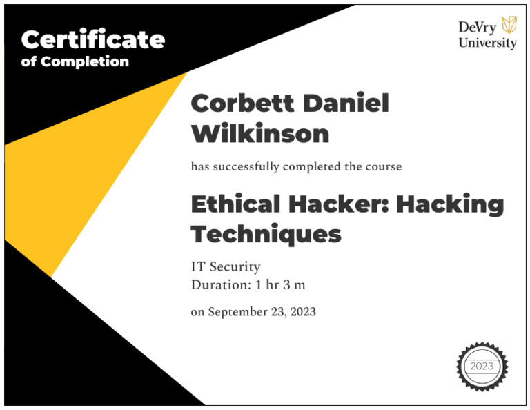 Ethical Hacker - Hacking Techniques | PDF
