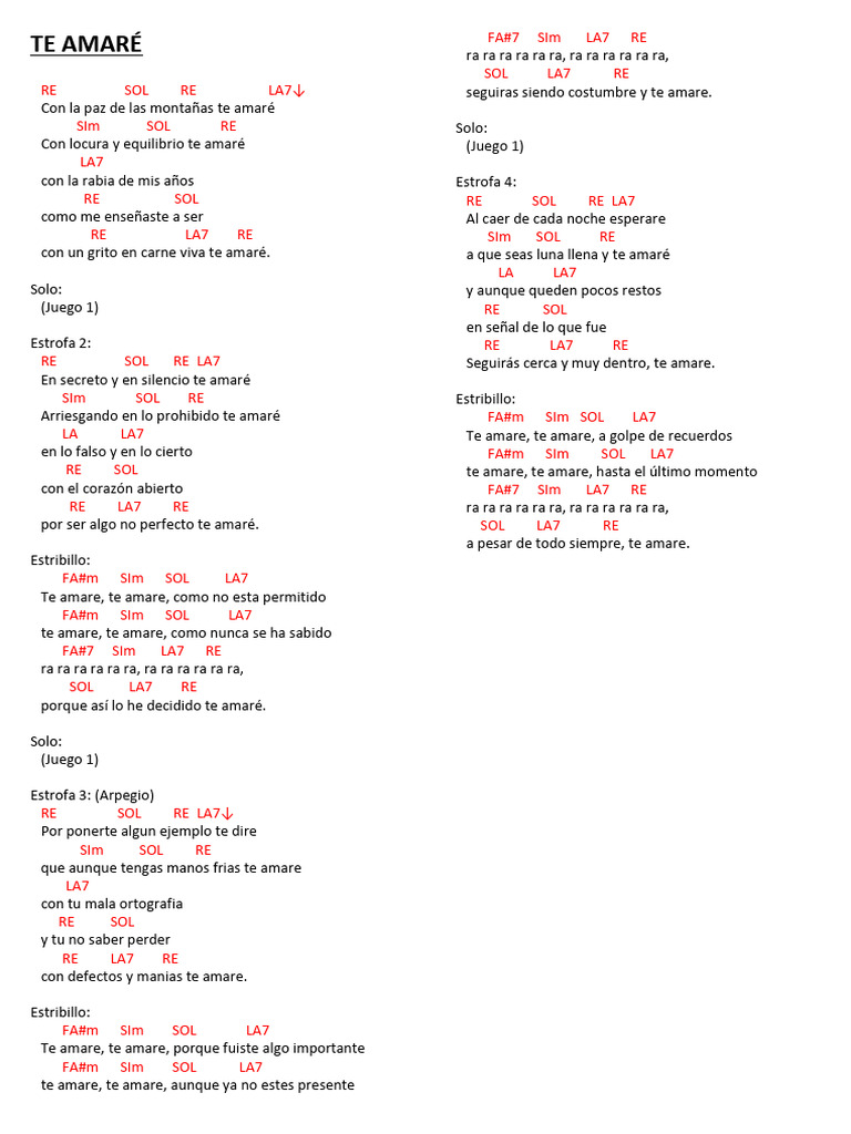 Letra de 
