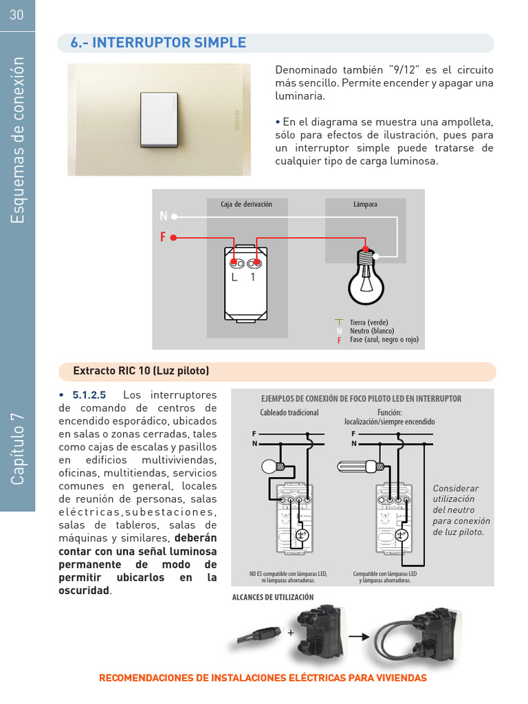 Instalaciones Eléctricas en Viviendas | PDF | Diodo emisor de luz ...