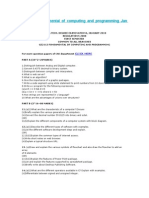 GE2112 Fundamental of Computing and Programming Jan 2010 Paper